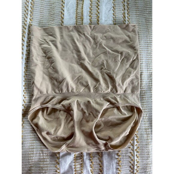 Red Hot By Spanx Women’s Beige Tummy Control Shapewear High-Waist Brief Size 2X - Picture 1 of 5